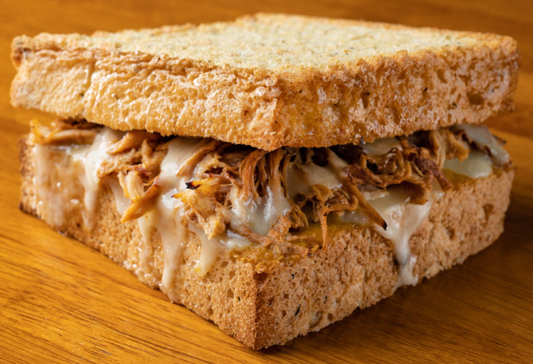 pulled pork panini pizza rock taiwan
