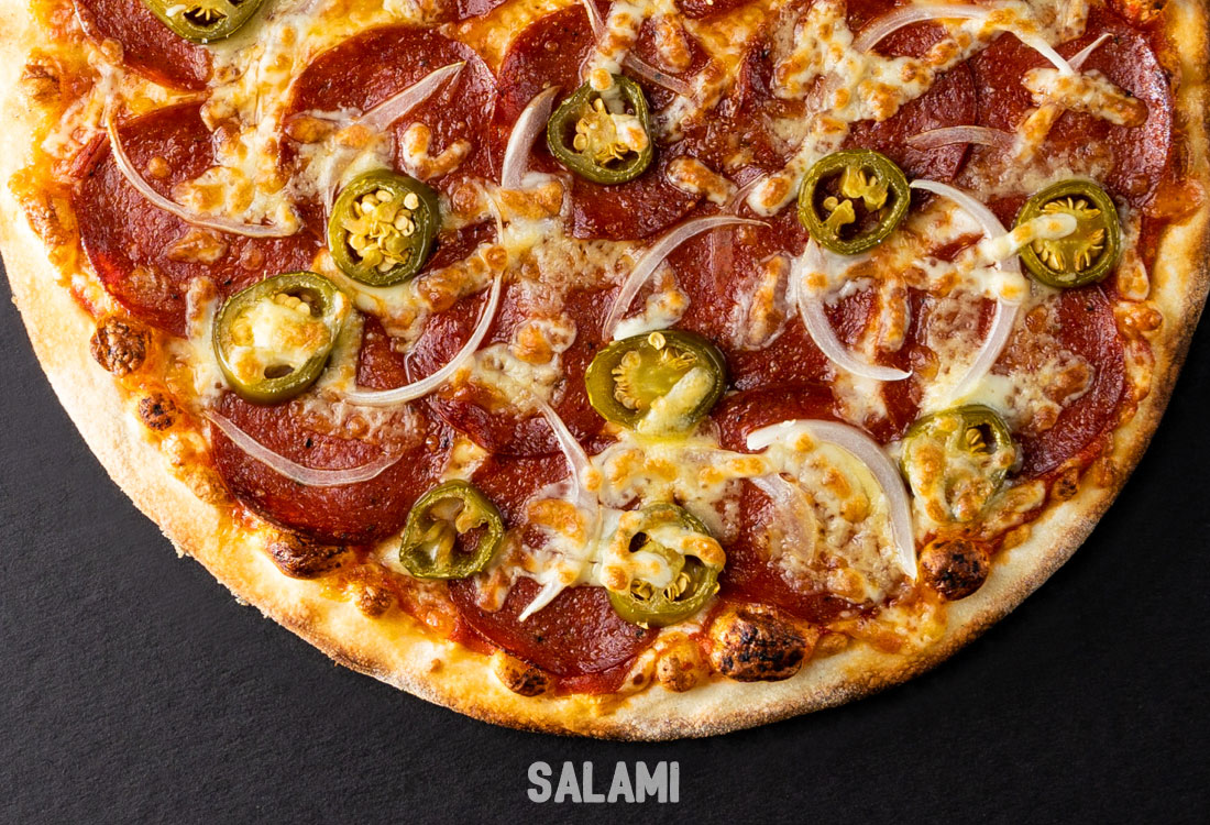 Salami Pizza